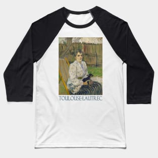 Lady with a Dog by Henri de Toulouse-Lautrec Baseball T-Shirt